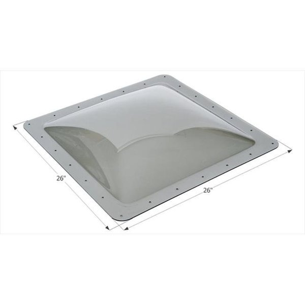 Bri-Rus Spec BRI-RUS SPEC SL2222S 22 x 22 In. Skylight; Smoke B1G-SL2222S